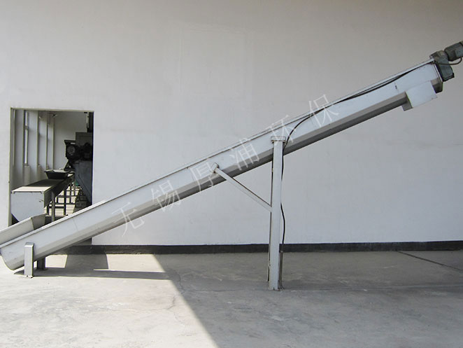 浙江桐廬汙水廠-螺旋輸送機